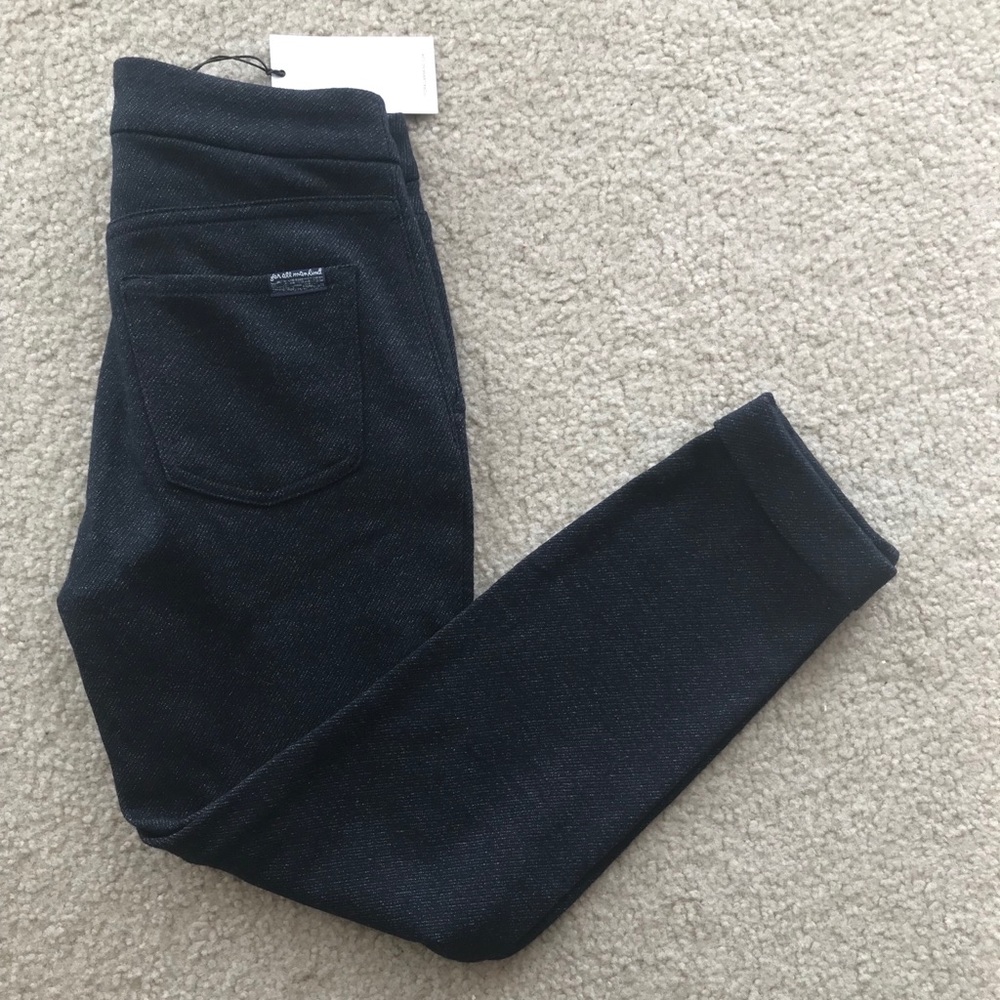 🆕 NWT 7 For all mankind Navy Wool Cropped Pants